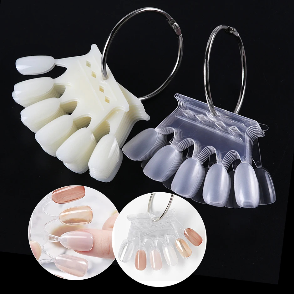Nail Art Natural - 50 stücke Krone Form Falsche Nagel