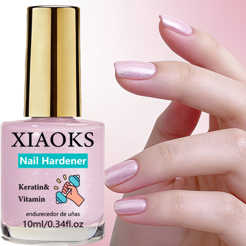 Nail Art Natural - Pinkfarbener Perlmutt-Verstärker – natürlich, schnell trocknend,