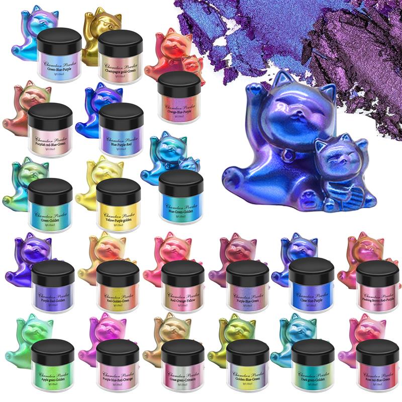 Nail Art Emerald - 3g Chamäleon Glimmer Pulver Epoxidharz Pigmente