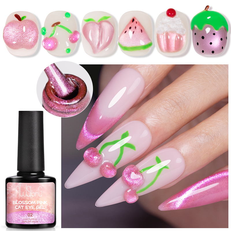 AWStorG 7,5 ml Flash Pure Lust – Nail Art Cat Eye Pink Bewertung und Preis