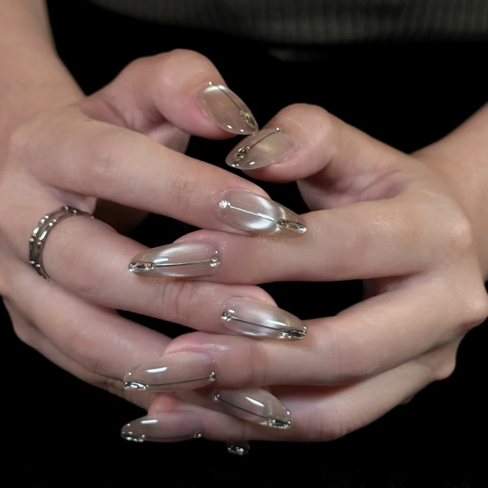 5D U-förmigen Französisch Cat  – Nail Art Cat Eye Pink Bewertung und Preis