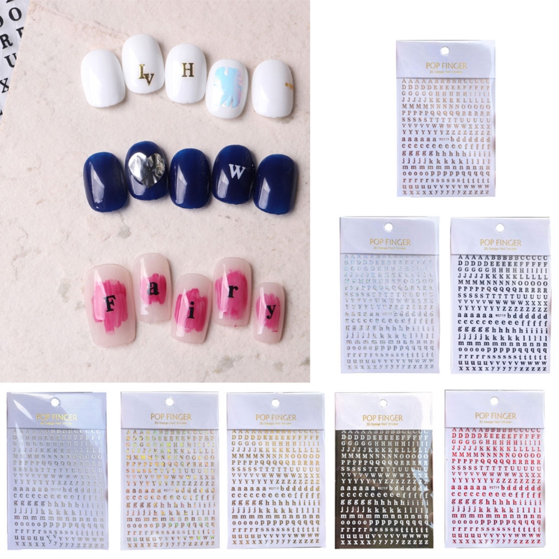 1 Stück neue englische Alphabe – Nail Art Quotes Bewertung und Preis