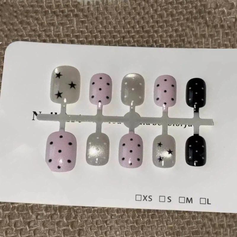 10 Stück Rosa Gepunktete Stern – Nail Art Cat Eye Pink Bewertung und Preis