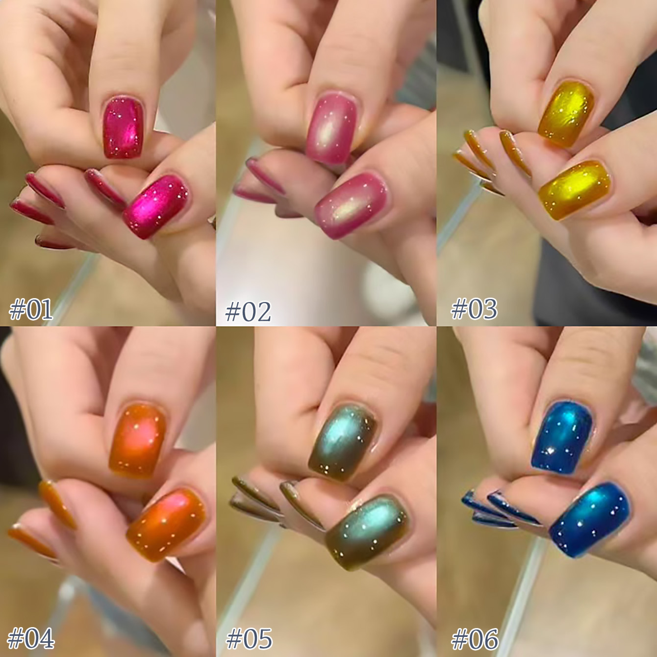 WS 1 Stück 2026 Neues Erdbeer- – Nail Art Cat Eye Pink Bewertung und Preis