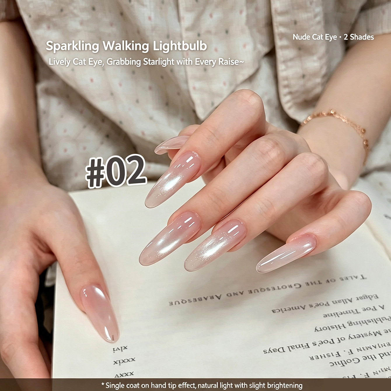 2-Farben Transparenter Nude-Ro – Nail Art Cat Eye Pink Bewertung und Preis