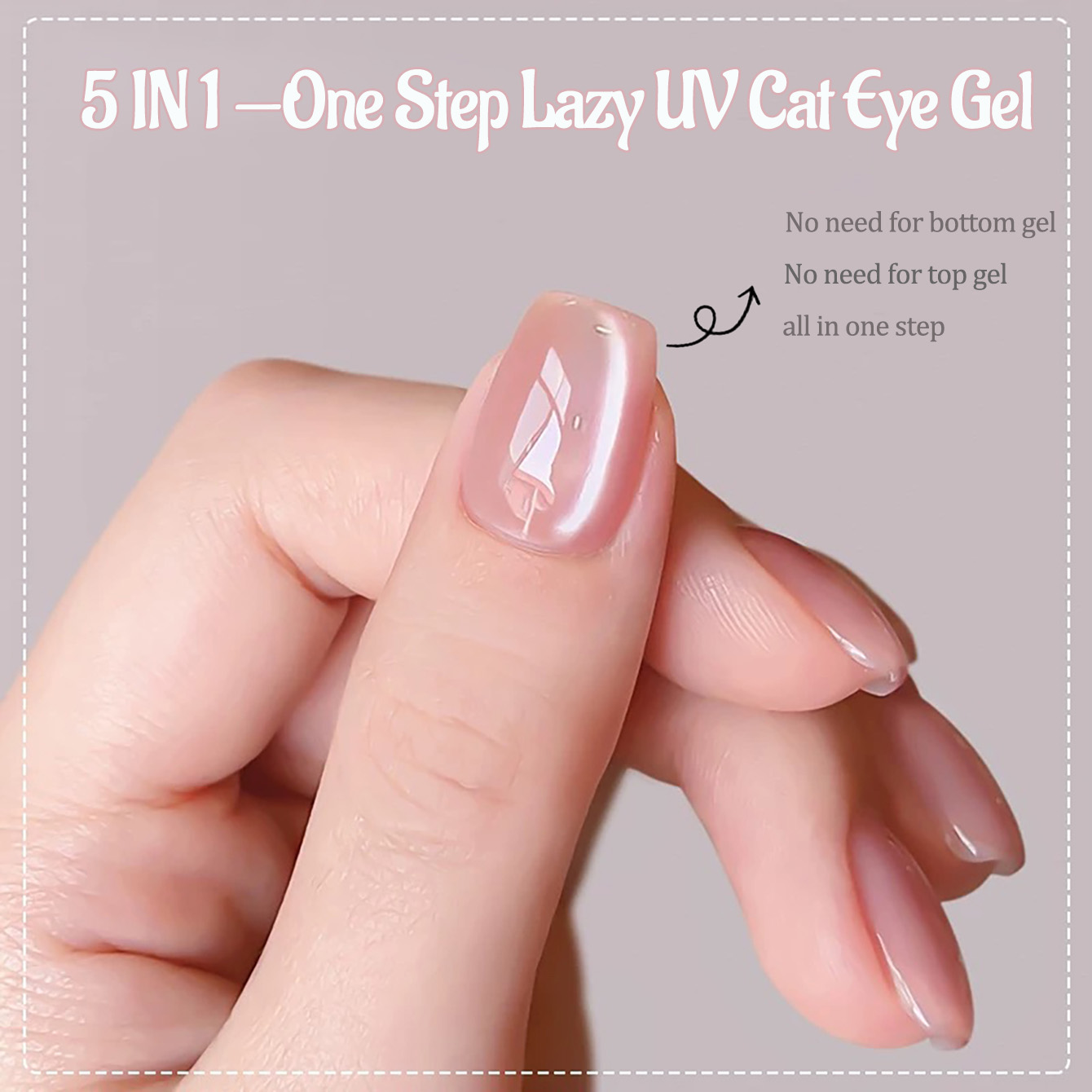 1 Stück PSK Ice Transparent Pi – Nail Art Cat Eye Pink Bewertung und Preis