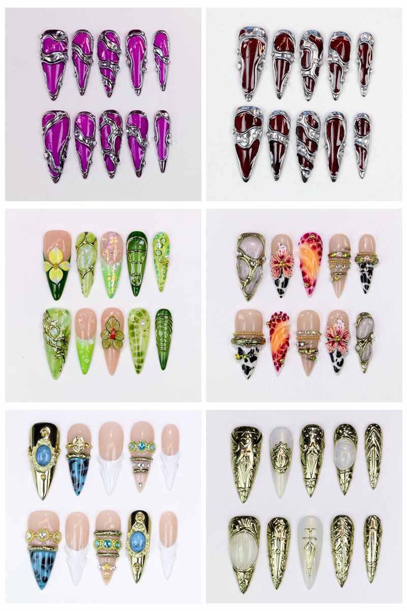 10 Stück Lange Stiletto Aufkle – Nail Art Glossy Bewertung und Preis