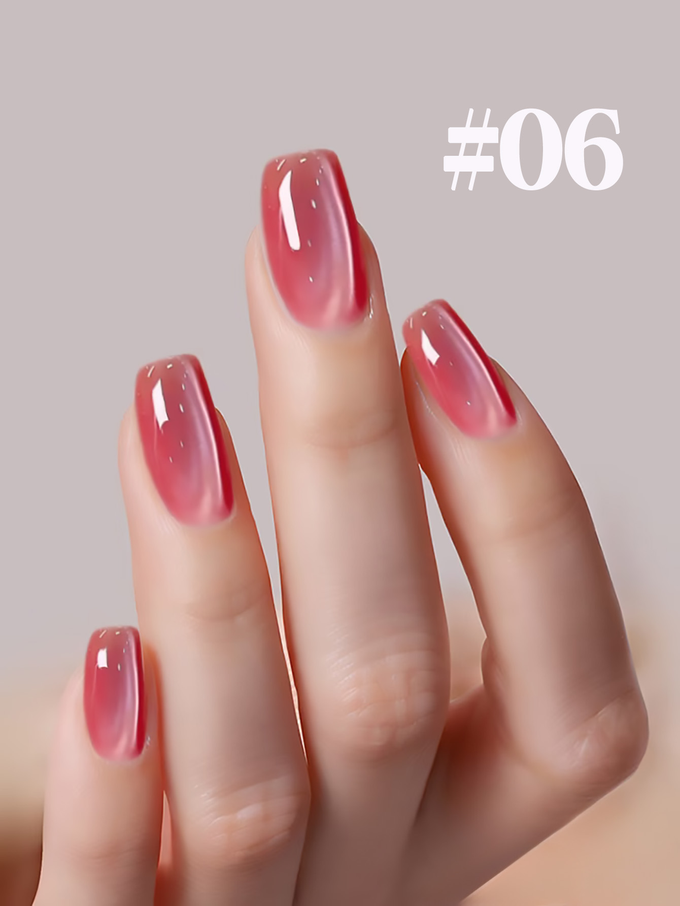 1-12 stücke TC Sanfte Frische  – Nail Art Cat Eye Pink Bewertung und Preis