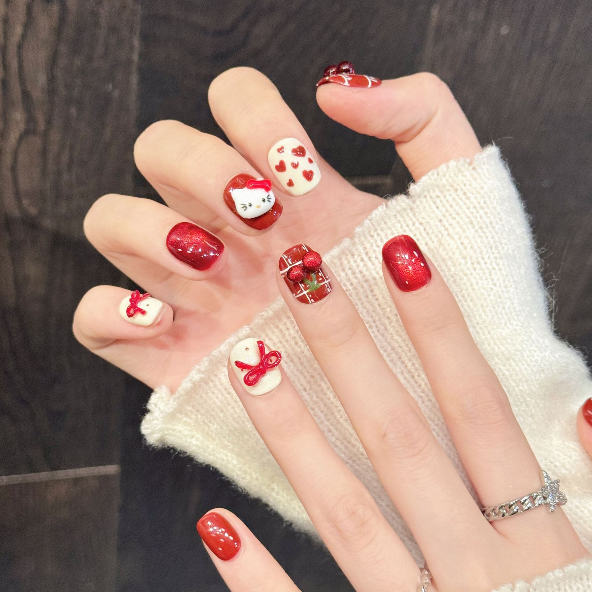 10 Stück handgemachte Nagelkun – Nail Art Emerald Bewertung und Preis