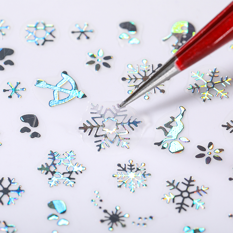 Holographics Silber Schneefloc – Nail Art Xmas Bewertung und Preis