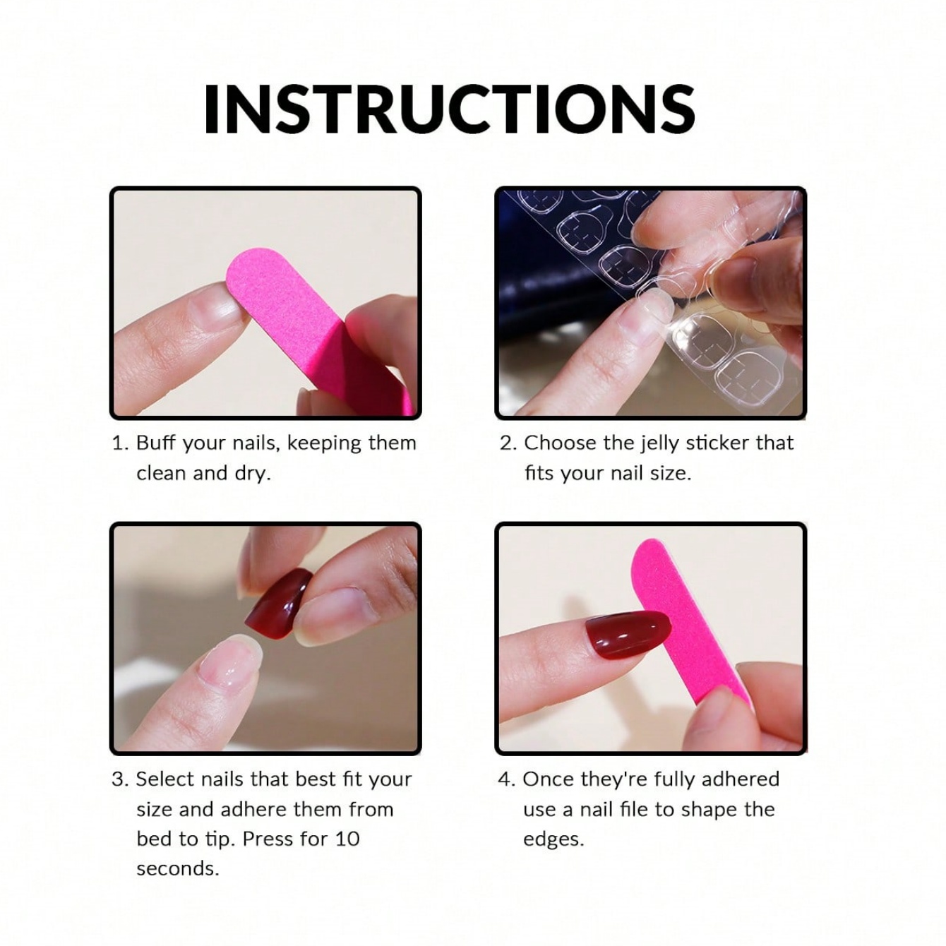 Almond 10 Stück Press-On-Nägel – Nail Art Pink Bewertung und Preis
