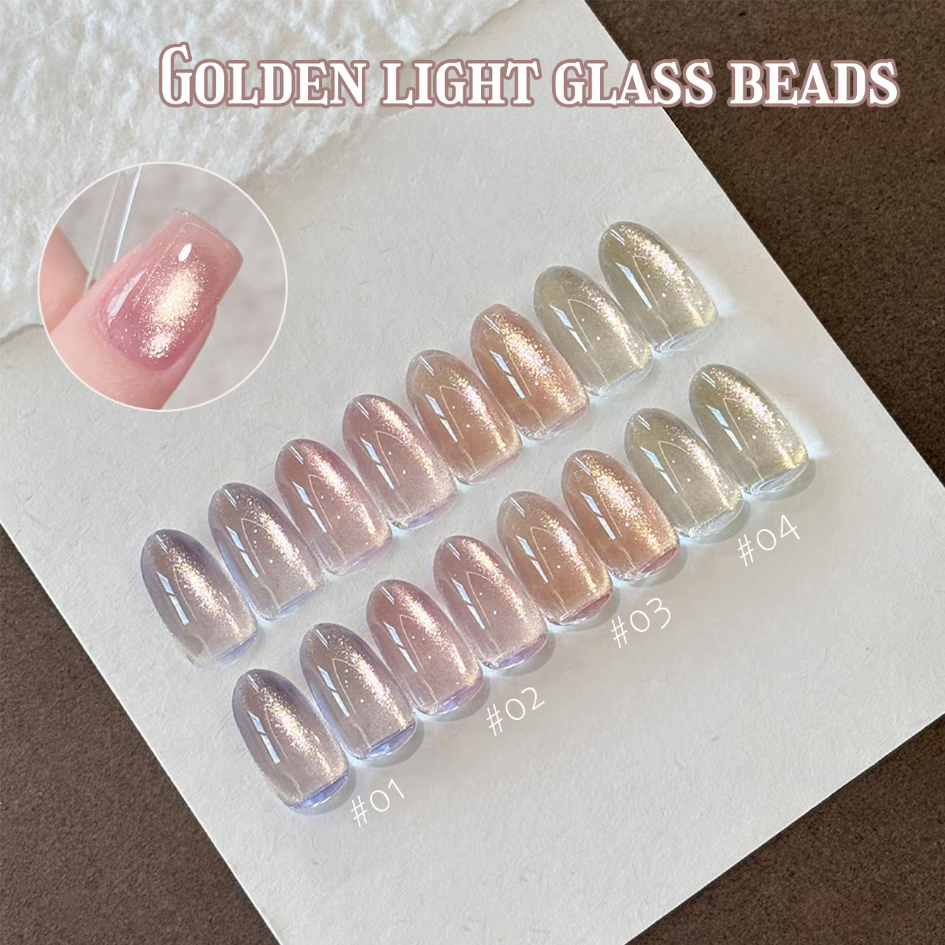 1 Stück TC Rosa Goldener Augen – Nail Art Cat Eye Pink Bewertung und Preis